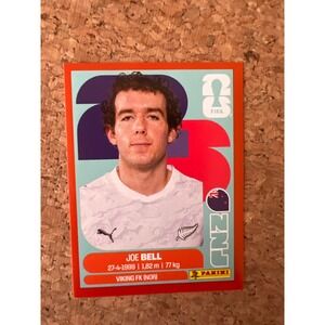 Panini FIFA World Cup 2026 Joe Bell New Zealand Sticker NZL 10 Viking FK Soccer